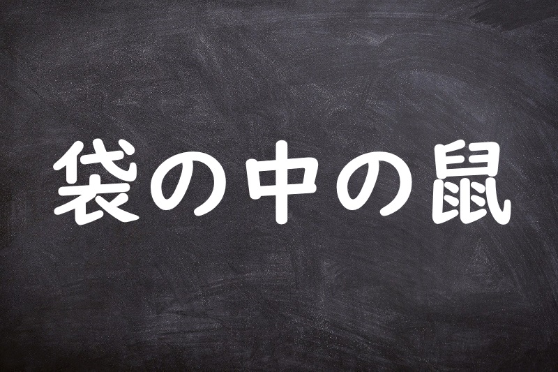 袋の中の鼠（ふくろのなかのねずみ）